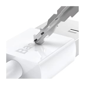 Baseus Câble de Charge et Transfert USB-MicroUSB 2A 2m Blanc — image 4