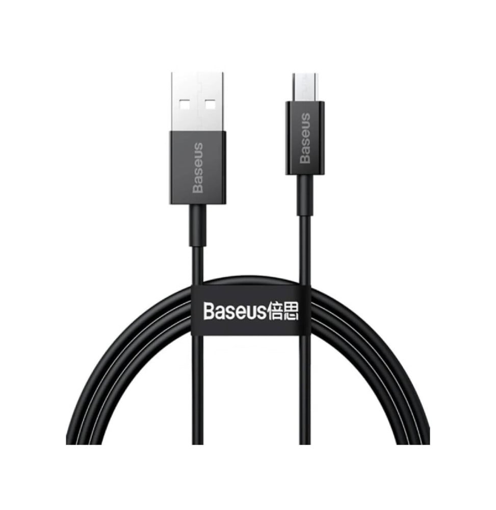 Baseus Câble de Charge et Transfert USB-MicroUSB 2A 2m Noir