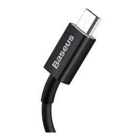Baseus Câble de Charge et Transfert USB-MicroUSB 2A 2m Noir — image 3