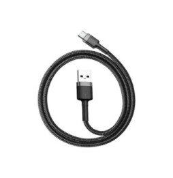 Baseus Câble de Charge et Transfert USB-USB-C 3A 1m Gris