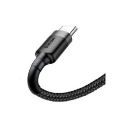 Baseus Câble de Charge et Transfert USB-USB-C 3A 1m Gris