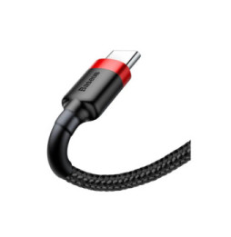 Baseus Câble de Charge et Transfert USB-USB-C 3A 1m Rouge