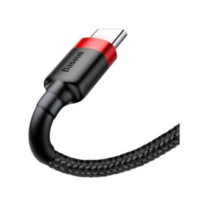 Baseus Câble de Charge et Transfert USB-USB-C 3A 1m Rouge — image 3