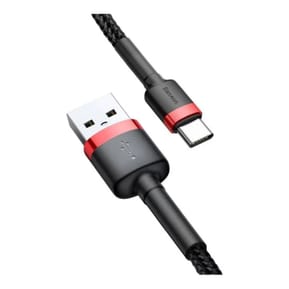 Baseus Câble de Charge et Transfert USB-USB-C 3A 1m Rouge — image 4