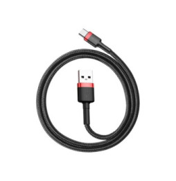 Baseus Câble de Charge et Transfert USB-USB-C 3A 1m Rouge