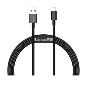 Baseus Câble de Charge et Transfert USB-USB-C 66W 1m Noir