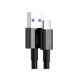 Baseus Câble de Charge et Transfert USB-USB-C 66W 1m Noir