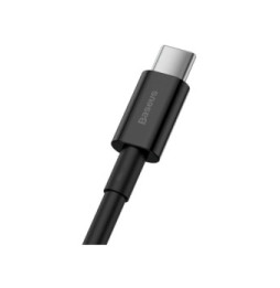 Baseus Câble de Charge et Transfert USB-USB-C 66W 1m Noir