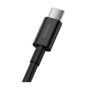 Baseus Câble de Charge et Transfert USB-USB-C 66W 1m Noir