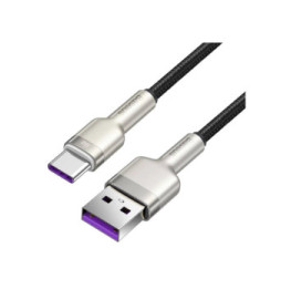 Baseus Câble de Charge et Transfert USB-USB-C 66W Cafule 25cm Noir
