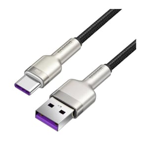 Baseus Câble de Charge et Transfert USB-USB-C 66W Cafule 25cm Noir — image 2