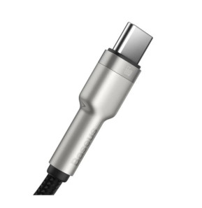 Baseus Câble de Charge et Transfert USB-USB-C 66W Cafule 25cm Noir