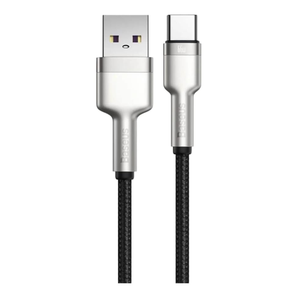 Baseus Câble de Charge et Transfert USB-USB-C 66W Cafule 25cm Noir — image 4