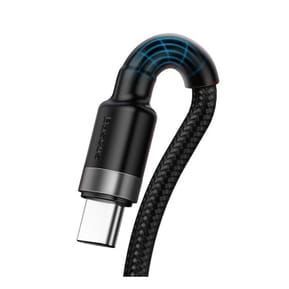 Baseus Câble de Charge et Transfert USB-USB-C Double Face 5A 1m Noir — image 3