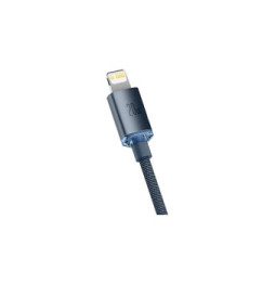 Baseus Câble Lightning vers USB-C 20W Crystal Shine Charge et Synchronisation 1,2m Noir