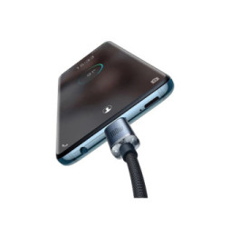Baseus Câble USB-C vers USB-C 100W Série Crystal Shine Charge et Synchronisation 1,2m Noir