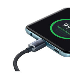 Baseus Câble USB-C vers USB-C 100W Série Crystal Shine Charge et Synchronisation 1,2m Noir