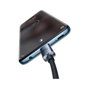 Baseus Câble USB-C vers USB-C 100W Série Crystal Shine Charge et Synchronisation 2m Noir — image 3