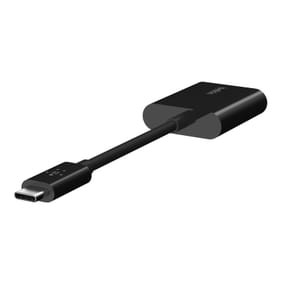 Belkin Adaptateur USB-C Connect audio + recharge (Noir) — image 3