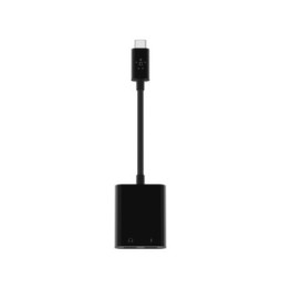 Belkin Adaptateur USB-C Connect audio + recharge (Noir)