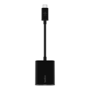 Belkin Adaptateur USB-C Connect audio + recharge (Noir) — image 5