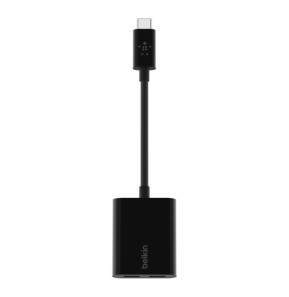 Belkin Adaptateur USB-C Connect audio + recharge (Noir)
