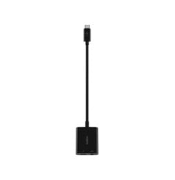 Belkin Adaptateur USB-C vers Jack et USB-C pour charge (Noir)