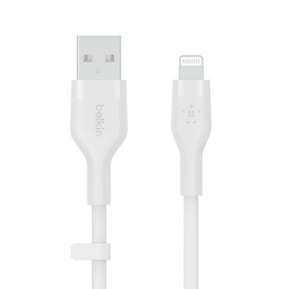 Belkin Boost Charge Flex Câble silicone USB-A vers Lightning (Blanc) - 1 m — image 2