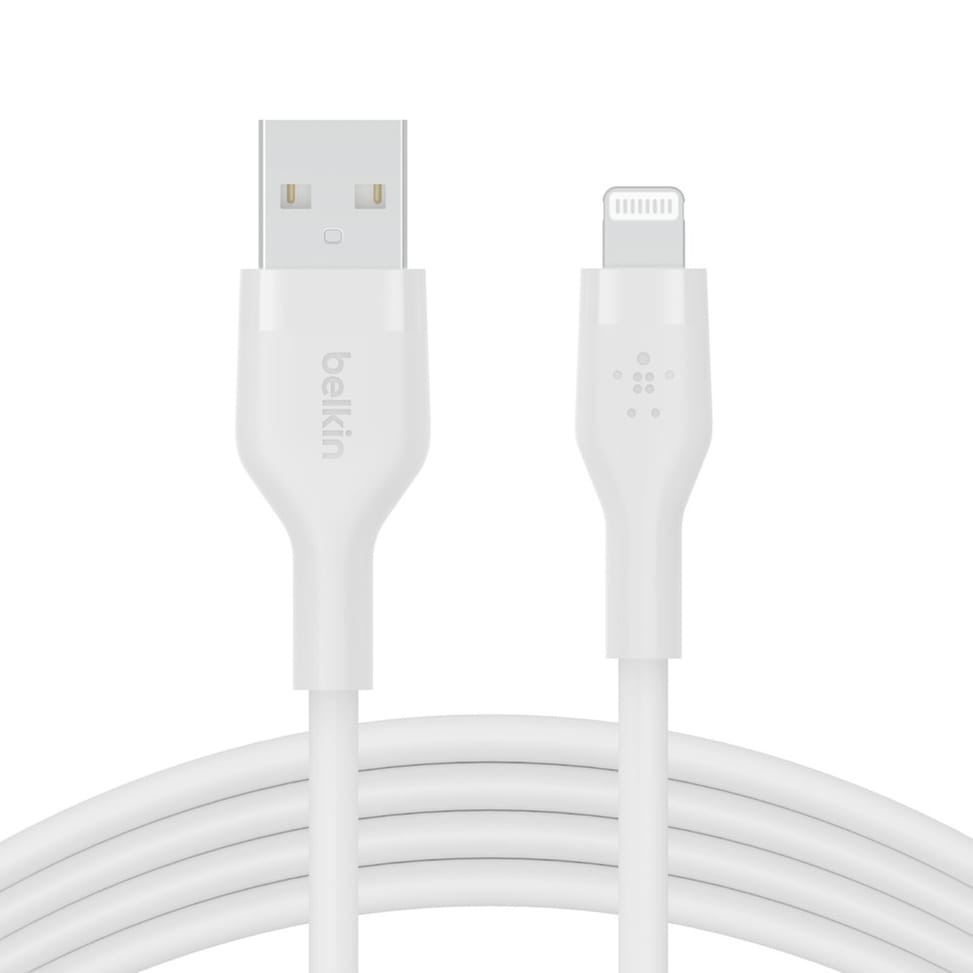 Belkin Boost Charge Flex Câble silicone USB-A vers Lightning (Blanc) - 1 m — image 3