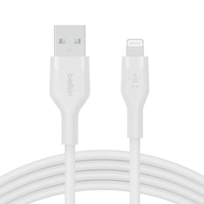Belkin Boost Charge Flex Câble silicone USB-A vers Lightning (Blanc) - 1 m — image 3