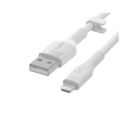 Belkin Boost Charge Flex Câble silicone USB-A vers Lightning (Blanc) - 1 m