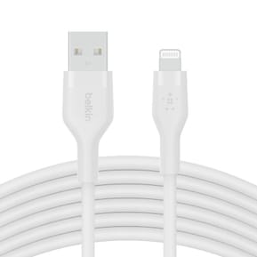 Belkin Boost Charge Flex Câble silicone USB-A vers Lightning (Blanc) - 2 m — image 3