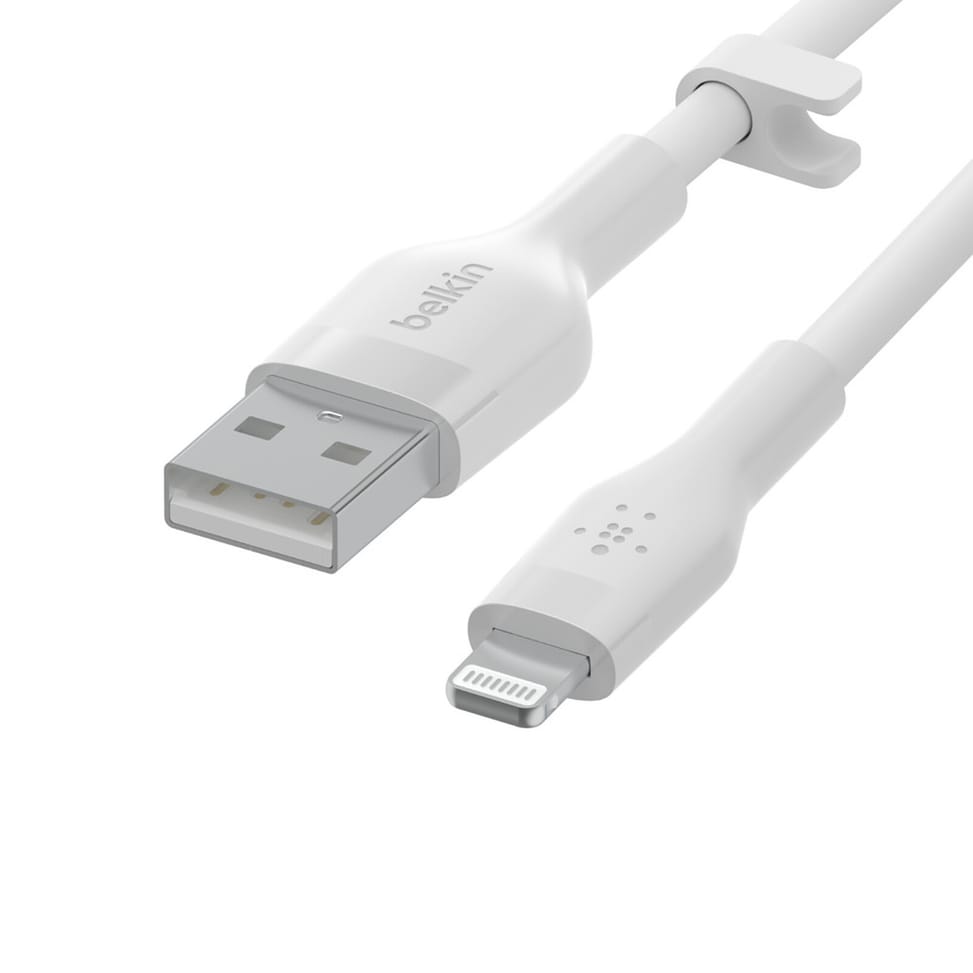 Belkin Boost Charge Flex Câble silicone USB-A vers Lightning (Blanc) - 2 m — image 5