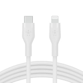 Belkin Boost Charge Flex Câble silicone USB-C vers Lightning (Blanc) - 2 m — image 3