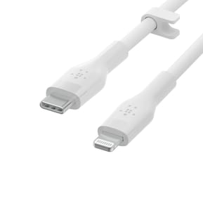 Belkin Boost Charge Flex Câble silicone USB-C vers Lightning (Blanc) - 2 m — image 5
