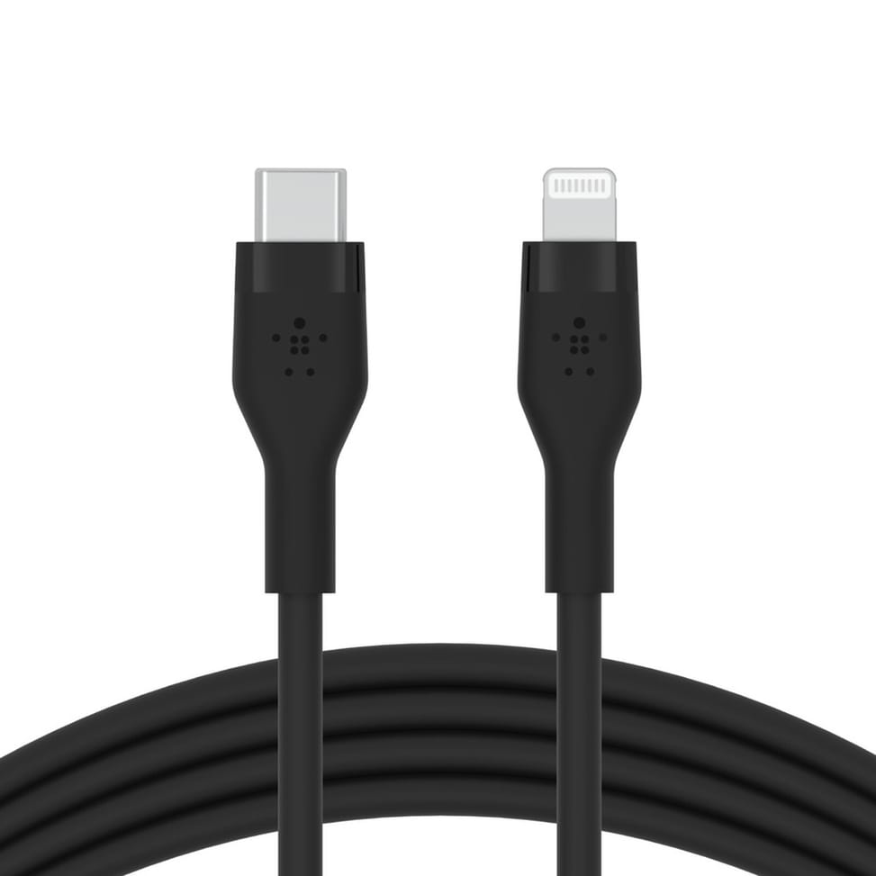 Belkin Boost Charge Flex Câble silicone USB-C vers Lightning (Noir) - 1 m — image 3