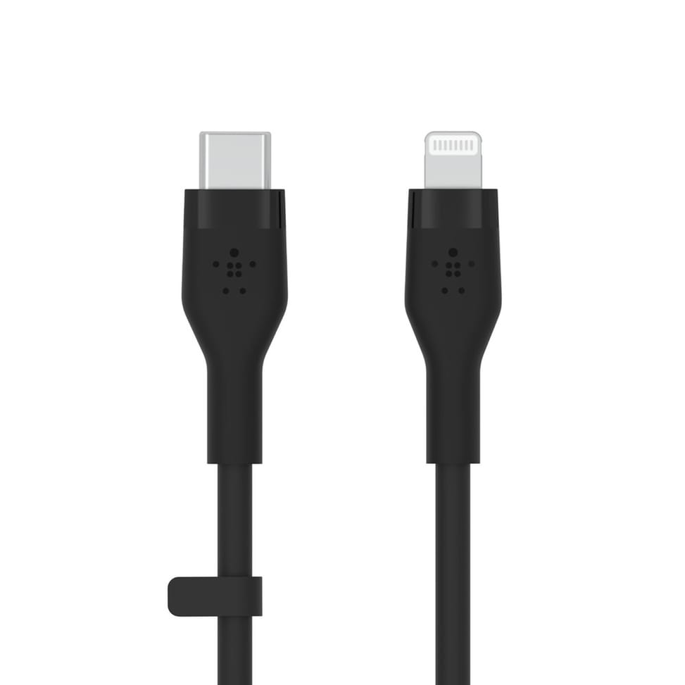 Belkin Boost Charge Flex Câble silicone USB-C vers Lightning (Noir) - 2 m — image 2