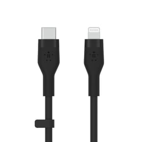 Belkin Boost Charge Flex Câble silicone USB-C vers Lightning (Noir) - 2 m — image 2