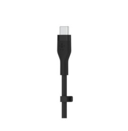 Belkin Boost Charge Flex Câble silicone USB-C vers Lightning (Noir) - 2 m