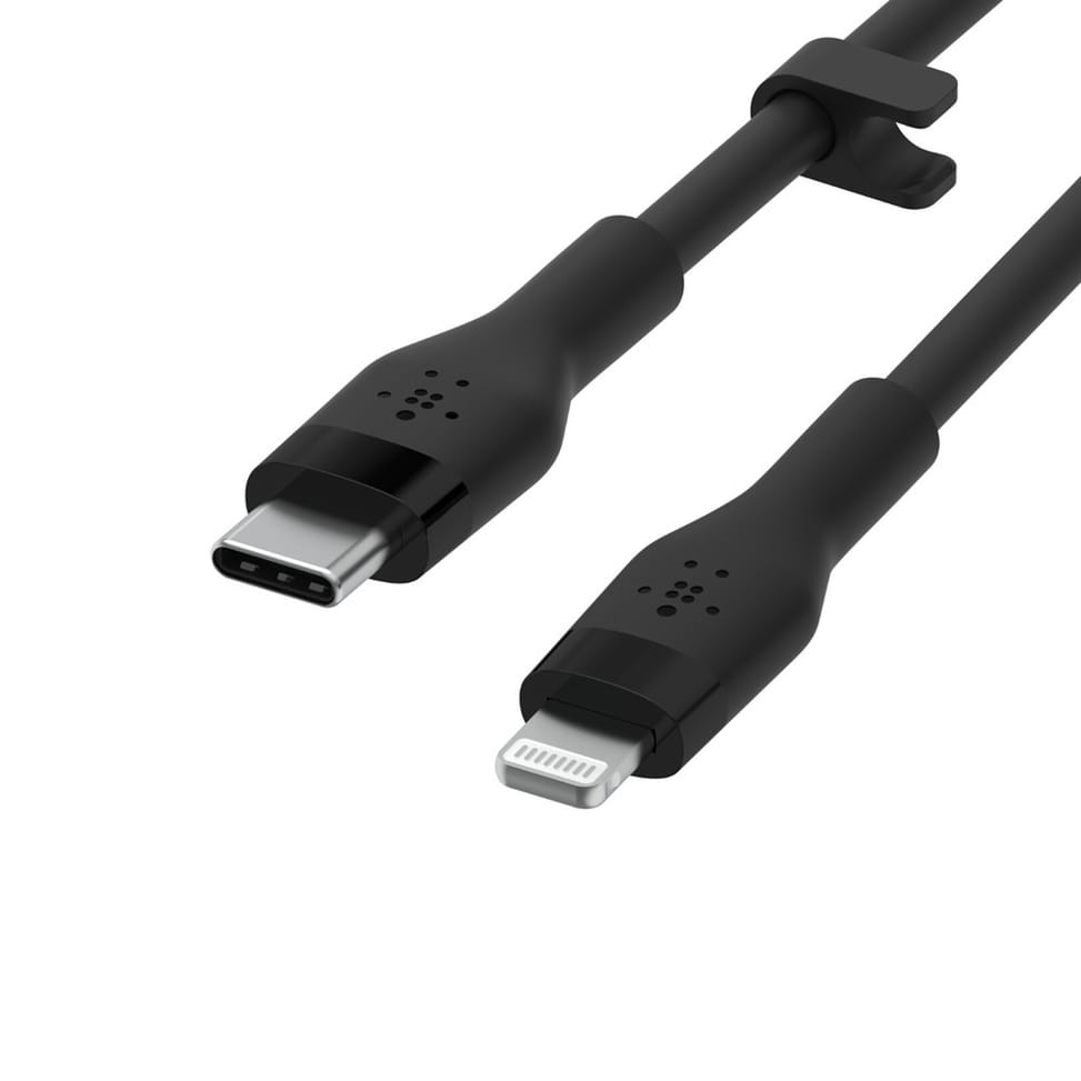 Belkin Boost Charge Flex Câble silicone USB-C vers Lightning (Noir) - 2 m — image 5