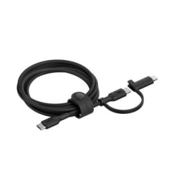 Belkin Boost Charge Pro Câble 2-en-1 USB-C et Lightning (Noir)