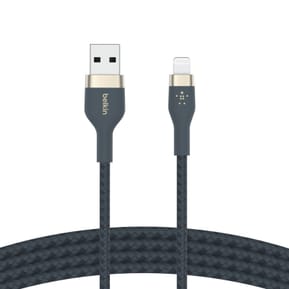 Belkin Boost Charge Pro Flex Câble silicone tressé USB-A vers Lightning (Bleu) - 1 m — image 3
