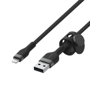 Belkin Boost Charge Pro Flex Câble silicone tressé USB-A vers Lightning (Noir) - 1 m — image 5