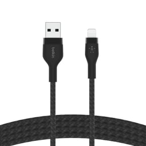 Belkin Boost Charge Pro Flex Câble silicone tressé USB-A vers Lightning (Noir) - 2 m — image 3