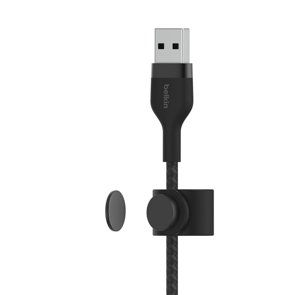 Belkin Boost Charge Pro Flex Câble silicone tressé USB-A vers Lightning (Noir) - 2 m — image 4