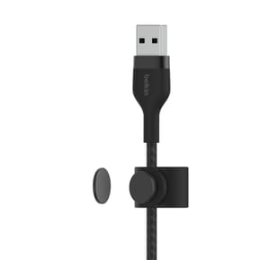 Belkin Boost Charge Pro Flex Câble silicone tressé USB-A vers Lightning (Noir) - 2 m — image 4