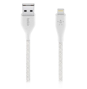 Belkin Câble Lightning vers USB DuraTek Plus - 1.2 m (Blanc)