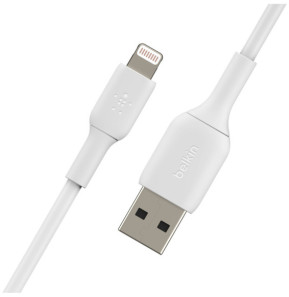 Belkin Câble USB-A vers Lightning MFI (Blanc) - 1 m