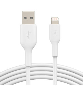 Belkin Câble USB-A vers Lightning MFI (Blanc) -...