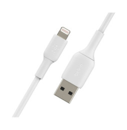 Belkin Câble USB-A vers Lightning MFI (Blanc) - 3 m